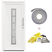 Drzwi Frontowe Biały PVC