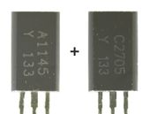 Para 2SA1145 + 2SC2705 tranzystor 150V 50mA TO92 wysoka obudowa TO92MOD