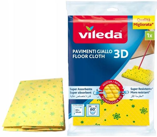ścierka do podłogi vileda z mikrofibry 3d 1 szt. na Arena.pl