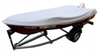 Pokrowiec plandeka osłona przykrycie na łódź łódkę wędkarską 110g 360-390cm