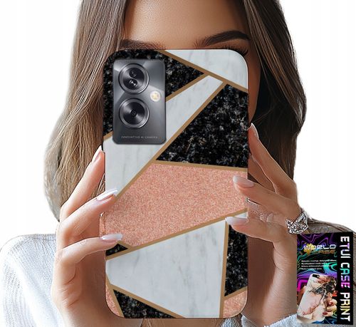 ETUI DO OPPO A79 5G - ELEGANCKIE MODNE WZORY CASE + FOLIA na Arena.pl