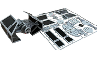 Model statku kosmicznego do składania Darth V TIE Advanced X1 – Kit Card