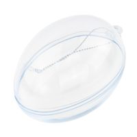 tg60439 jajko jajka akrylowe przeźroczyste składane jajo 13cm plastik