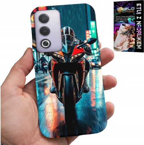 ETUI DO OPPO A80 5G - MOTOR, MOTOCYKLE JEDNOŚLAD WZORY + FOLIA na Arena.pl