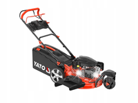 YATO KOSIARKA SPALINOWA TRÓJKOŁOWA 53cm Z NAPĘDEM 196cm³ KOSZ 62L REGULACJA