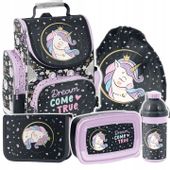 Tornister szkolny Paso Jednorożec plecak dla dziewczynki klasa 1 2 3