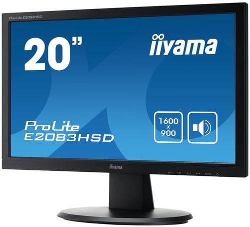Monitor iiyama Prolite E2083HSD 20''  FLICKER FREE HD LED na Arena.pl