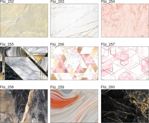 OBRAZ marmur złoty srebrny linie kamień 120x80 na Arena.pl