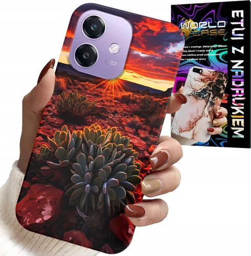 ETUI DO OPPO A60 5G - MEKSYKAŃSKA PUSTYNIA WIDOKI CASE + SZKŁO na Arena.pl