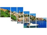 100CM 220CM OBRAZ 6 ELEM WAKACJE WYSPIE SIMI ŚCIENNY