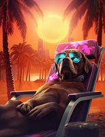 Plakat 50x65cm Lato w Stylu