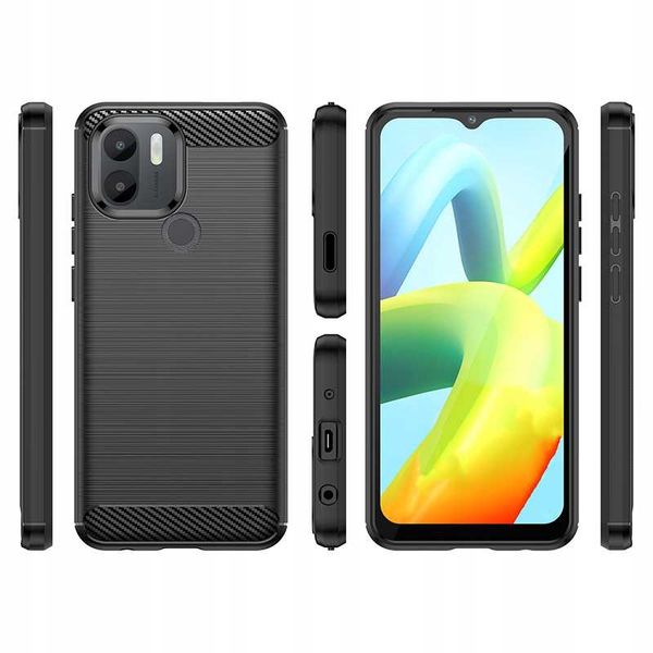 Spacecase Carbon Poco C50 Black zdjęcie 5