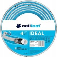 CELLFAST WĄŻ OGRODOWY IDEAL 4-WARSTWOWY 27 BAR 1/2'' 20M PRODUKT POLSKI