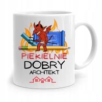 Kubek Architekta Projektanta Piekielnie Dobry Z Nadrukiem Ze Zdjęciem