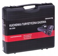 KUCHENKA TURYSTYCZNA CERAMICZNA NA NABOJE 220G WALIZKA PRZENOŚNA NA WYPRAWĘ