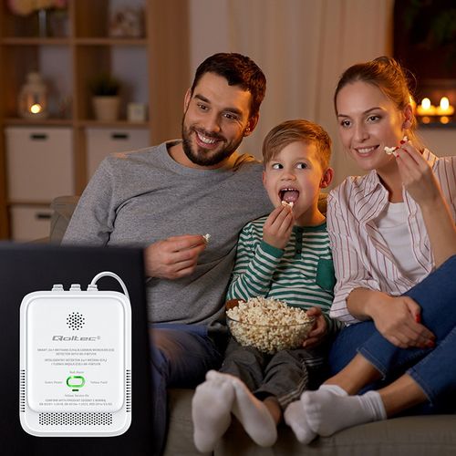 Czujnik CO/CH4 WiFi Tuya Qoltec 2w1 na Arena.pl