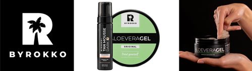 Byrokko Aloe Vera Żel Chłodzący + Tan Mousse Dark na Arena.pl