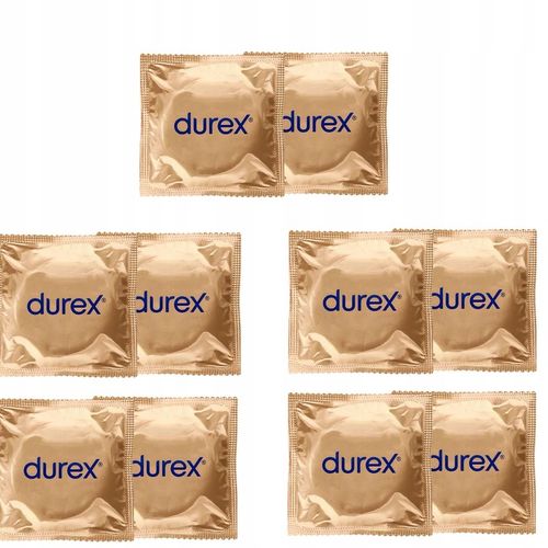 Prezerwatywy Durex Sensual Slim Dopasowane Super Cienkie Nawilżane 10 na Arena.pl