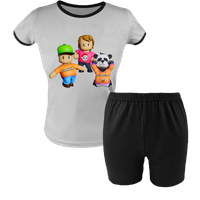 Krótka Piżama dziecięca Stumble Guys