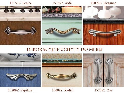 UCHWYT MEBLOWY PAPILLON 15208Z12800.25 Rozstaw w mm - 128, Kolor pokrycia - Stare srebro na Arena.pl