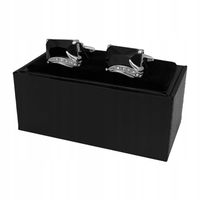 Spinki Do Mankietów Damskie Srebrne Z Cyrkoniami