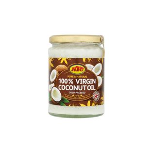 Olej Kokosowy Nierafinowany Virgin 100% Bez Konserwantów "Pure & Natural 100% Virgin Coconut Oil Premium Quality" Wyprodukowany w Sri Lance 500ml KTC