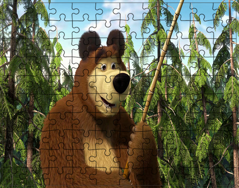 Puzzle Masza i Niedźwiedź zdjęcie 1