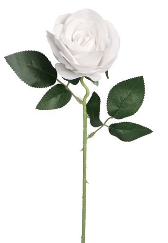 RÓŻA WELUROWA JAK ŻYWA SZTUCZNE KWIATY RÓŻE 50CM na Arena.pl
