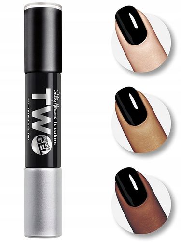 Sally Hansen Miracle 990 Onyx-Pected 7,5 Ml Żelowy Lakier Do Paznokci 2 W 1 na Arena.pl