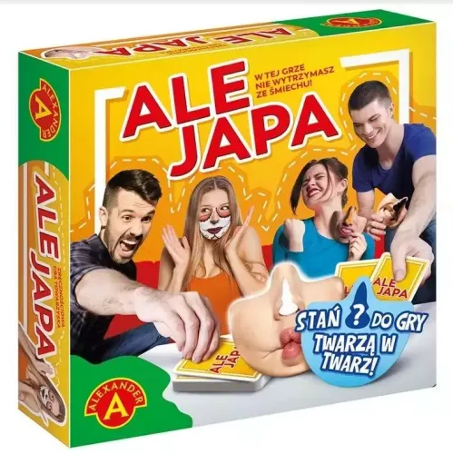 Ale Japa Zabawna gra dla dzieci z rekwizytami na refleks i spostrzegawczość na Arena.pl