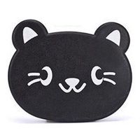 Składany stolik samochodowy dla dzieci w kształcie kota czarny