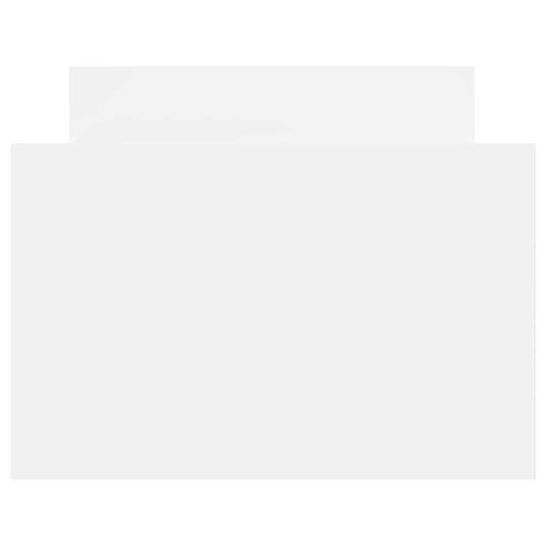 Rama łóżka z wezgłowiem i zanóżkiem, biała, 90x190 cm na Arena.pl