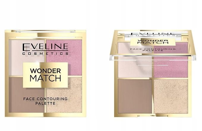 Paleta Do Konturowania Twarzy 01 Eveline Wonder Match zdjęcie 2