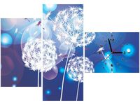 100CM 70CM ZEGAR 3 ELEM DMUCHAWCE ABSTRAKCYJNYM TLE ŚCIENNY OBRAZ