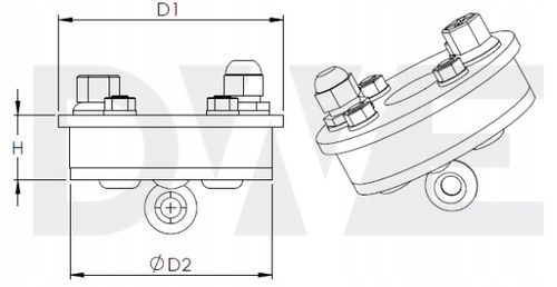 Głowica studzienna 110/32 stalowa, ocynk dekiel na Arena.pl