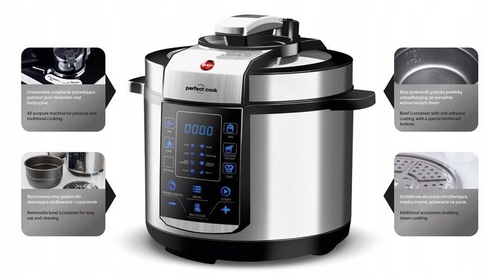 SZYBKOWAR ELEKTRYCZNY GARNEK PAROWAR zdjęcie 3