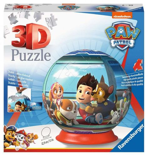 Puzzle 72 Elementy 3D Kula, Psi Patrol na Arena.pl