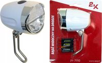 LAMPA ROWEROWA PRZÓD JY-7110 1-LED 1W BIAŁA
