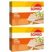 Sonko Pieczywo chrupkie lekkie żytnie 170 g x 2 sztuk