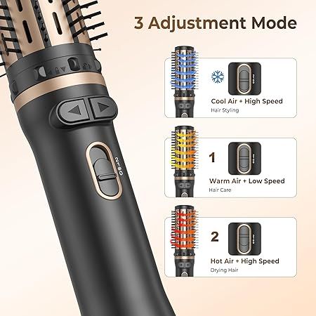 Obrotowa suszarka szczotka do włosów 3 w 1 do nadawania objętości na Arena.pl