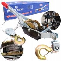 WYCIĄGARKA WCIĄGARKA RĘCZNA LINOWA 2T 2000kg 2HAKI