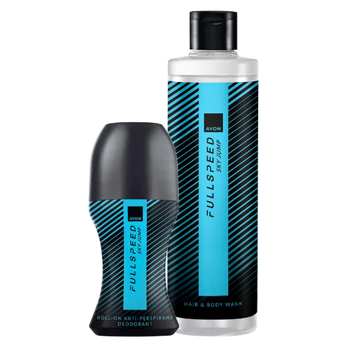 Avon Full Speed Sky Jump Zestaw [Roll-on + Żel] na Arena.pl