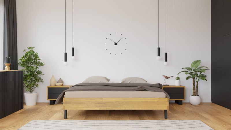 Łóżko dębowe MONA 140x200 zdjęcie 4