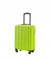 PUCCINI Walizka Kabinowa Podróżna Na Kółkach Do Samolotu Zielona ABS021C-5B