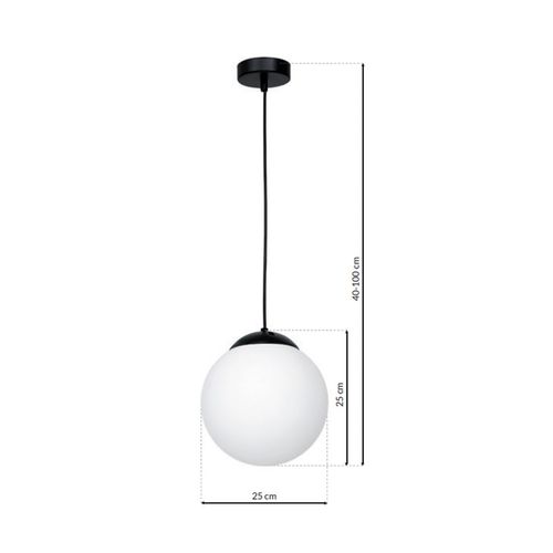 Lampa wisząca LIMA BLACK 1xE27 na Arena.pl
