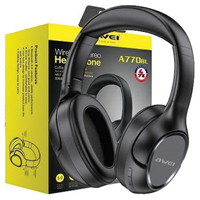 awei słuchawki nauszne bluetooth a770blczarny/black