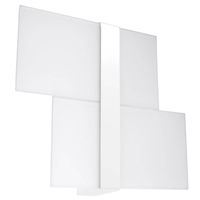 Biała lampa ścienna SL.1044 szklana lampa do przedpokoju