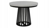 STÓŁ OKRĄGŁY ROZKŁADANY NOGA METAL SALON KUCHNIA 90cm+2x50cm