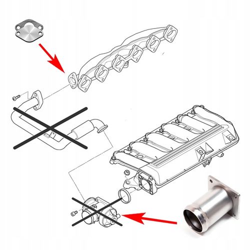 Zamiennik zaślepka EGR BMW 2.0 2.5 3.0 D M47 M57 na Arena.pl
