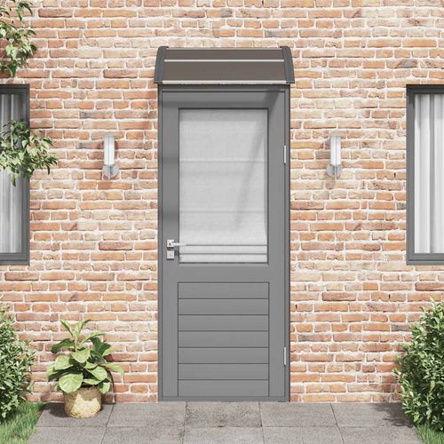 Daszek nad drzwi, czarny, 80x75 cm, poliwęglan na Arena.pl